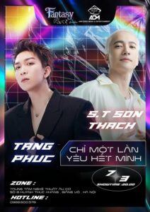 TĂNG PHÚC – S.T SƠN THẠCH: CẶP ĐÔI CA SĨ ĐƯỢC NHIỀU KHÁN GIẢ TRẺ YÊU MẾN